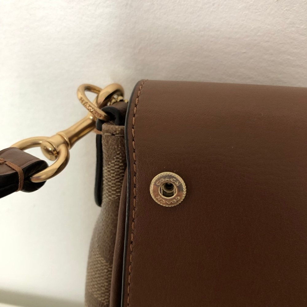 Coach Signature Coated Canvas Reversible Crossbody Bag - Picture 10 of 14